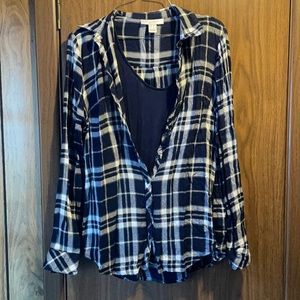 Motherhood maternity button up